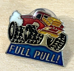 MONSTER TRUCK Small Lapel Metal HAT PIN Fashion SOUVENIR 4X4 TOW MUDDER VTG 1988 - Imagen 1 de 4