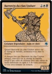 MTG Magic AFR Rulebook - Barrowin of Clan Undurr/du Clan Undurr, French/VF - Picture 1 of 1
