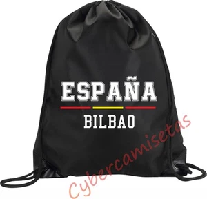 MOCHILA BOLSA SACO BILBAO BOLSO GIMNASIO BOLSA DEPORTE ESPAÑA MODELO 1  - Picture 1 of 1