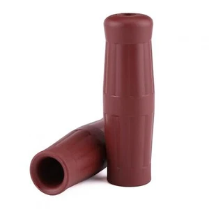Motorcycle Bike Vintage Classic Rubber Hand Grips for 1' Handlebar Hand Grips - Picture 1 of 5