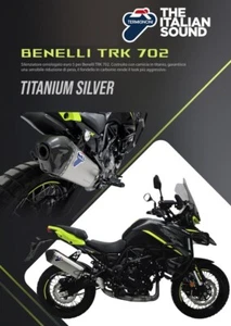 Tubo de Escape Termignoni Homologado para Benelli TRK 702 X 2024 BE0608040ITC - Imagen 1 de 6