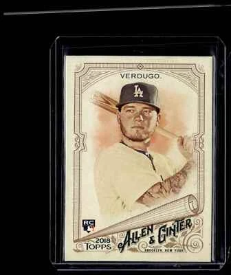 2018 Topps Allen & Ginter Alex Verdugo RC Los Angeles Dodgers #293 - Image 1 of 2