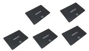 Job lot 5  x Samsung 850 EVO 500GB 2.5" SSD Solid State Drive MZ-75E500 - Afbeelding 1 van 2