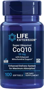 Super Ubiquinol Coq10 with Enhanced Mitochondrial Support, Heart Health Suppleme - Picture 1 of 12