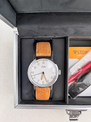 Stowa Partitio Classic White Watch with Top-finish Hand-wound Movement - Image 1 of 4