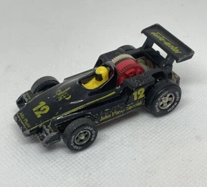 Vintage 1980s Darda Motor John Player Special Pull Back Black Indy Car SERIES 10 - Picture 1 of 6