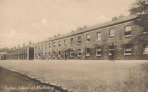 Antike Vintage RPPC Echt Foto Postkarte Hythe School of Musketry Frith England - Bild 1 von 5