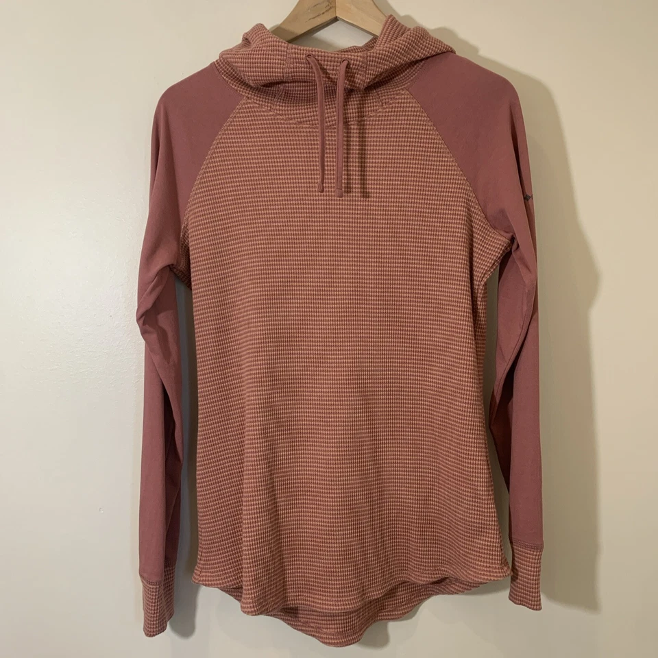 Columbia Pullover Top Womens Large Pink Peach Thermal Athleisure Hiking Stretch - Image 1 of 4
