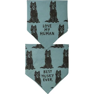 Bandana grande Best Husky Ever Love My Human Pet - Imagen 1 de 3