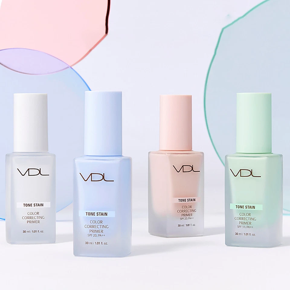 VDL Tone Stain Color Correcting Primer SPF20 PA++ 30ml 2024 NEW K-Beauty - Image 1 of 4