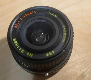 BELL & HOWELL n. 311565 obiettivo Oshawa 28 mm dal Giappone con custodia - Foto 1 di 7