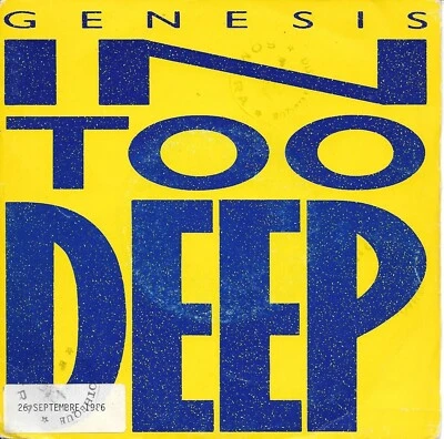Genesis : In Too Deep (Du film "Mona Lisa") [Vinyle 45 Tours 7"] 1986 - TRES BON - Photo 1/2