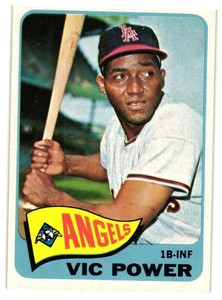 1965 Topps - Vic Power (#442)   Angels    CS