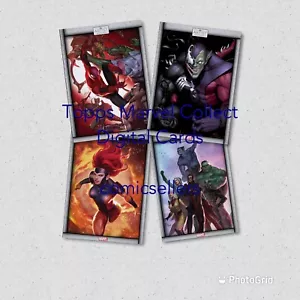 Topps Marvel Collect Artist Spotlight In-Hyuk 4 Card Rare Set No Award Digital - Picture 1 of 5