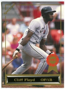 Promo Spectrum 1993 - Cliff Floyd - Giocatore dell'anno della Minor League - Foto 1 di 2