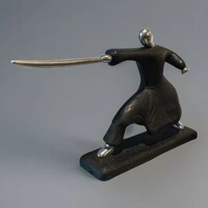 Pier 1 Imports Samurai Statue Medium - Picture 1 of 7