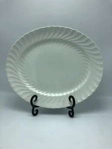 Burleigh Ironstone Oval Platter White Burgess & Leigh Ltd England China - Picture 1 of 10