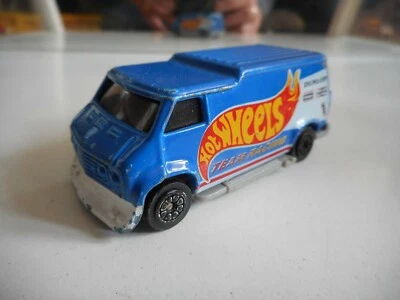 Hotwheels Hot Rod Custom Van en bleu - Photo 1/2