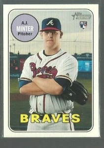 2018 Topps Heritage #669 A.J. Minter RC (ref 63711) - Picture 1 of 1