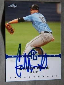 Miami Marlins Colton Hock 2013 Leaf Perfect Game Auto Card - Imagen 1 de 1