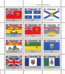 Canada - Scott 832a (821-832) - UR Pane of 16 - Field Stock No Plate - 1979 - Picture 1 of 1