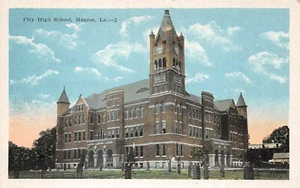 # A1193 Monroe, La.    POSTKARTE, STADTGYMNASIUM - Bild 1 von 2