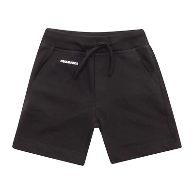 0352AQ bermuda tuta bimbo DSQUARED2 boy kids shorts black - Bild 1 von 4