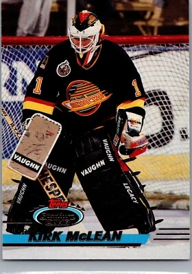 1993-94 Topps Stadium Club Hockey - #163 Kirk McLean - Image 1 of 2