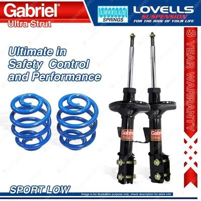 Front Super Low Ultra Strut Shocks Coil for Holden Commodore One Tonner VY 01-04 - image 1 of 2