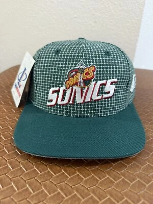 De colección Nuevo con Etiquetas Logo Atlético Seattle Sonics Snapback Gorra Gorra NBA Kemp Payton Durant Foto 1 de 4