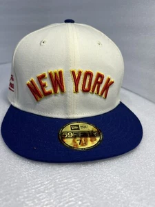 New York Mets New Era Mütze MLB Big League Chew weiß 59FIFTY tailliert Größe 7 1/4 - Bild 1 von 8