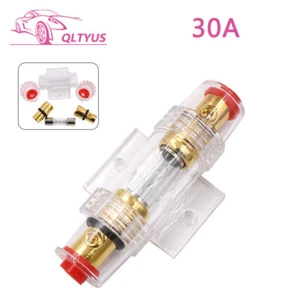 30A AGU Fuse Holder for 4-8 Gauge For Car Audio/Alarm/Amplifier/Compressors - Picture 1 of 10