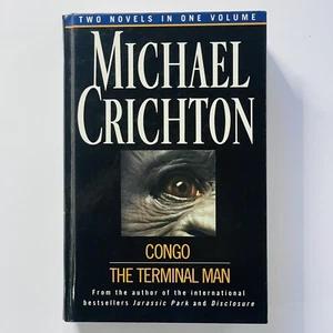 Science Fiction Michael Crichton Congo and The Terminal Man by (Hardcover 1995) - Picture 1 of 12