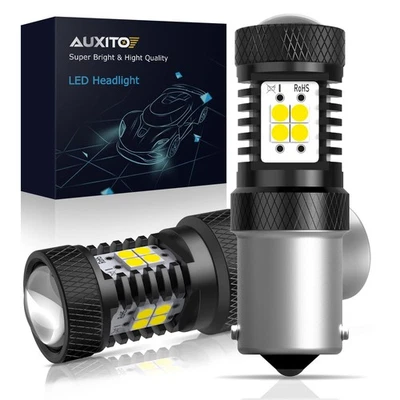 AUXITO 1156 14LED BA15S P21W Reverse Backup Bulbs Light Xenon 6000K White 14K - Image 1 of 4