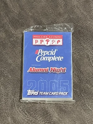 2005 Topps Total Pepcid Alumni Night Complete Sealed Set Howard Utley & More! - Image 1 of 2