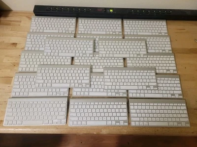 Lote de 19 Teclado Inalámbrico Apple A1314 Lote LEER DESCRIPCIÓN  Foto 1 de 4