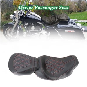 Driver Passenger Seat Waterproof Fits For Harley Electra Glide Ultra Limited - Picture 1 of 8