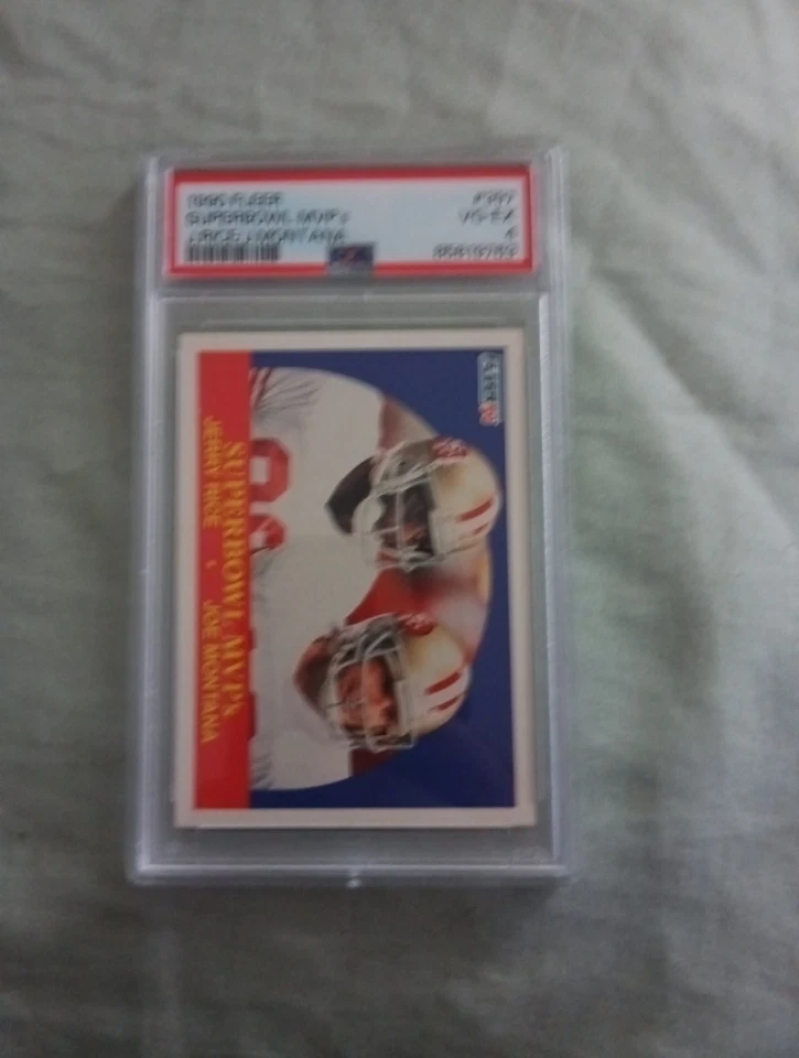 Super Bowl MVPs 1990 J.Rice/J.Montana #397 en muy buen estado-ex 4 Foto 1 de 2