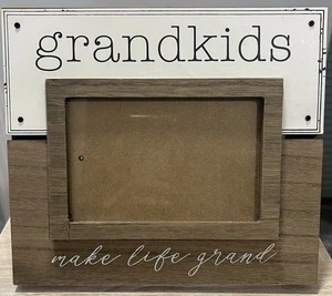 Grandkids Make Life Grand 4x6 Picture Frame - Picture 1 of 3