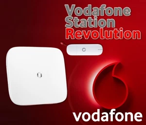 VODAFONE STATION REVOLUTION + INTERNET KEY - KIT MODEM ROUTER WIFI - DUAL BAND - Photo 1/4