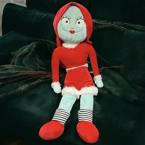 Nightmare Before Christmas Santa Stuffed Plush Doll 48" Jumbo Red Disney - Picture 1 of 7