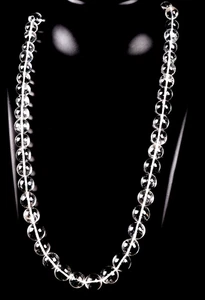 Satyaloka  azeztulite synergy 12 necklace 10-15 mm beads 24 inch    #7725 - Picture 1 of 8