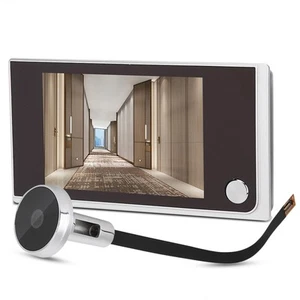 3.5 Digital LCD 120° Peephole Viewer Photo Visual Electronic Cat Eye WPD - Picture 1 of 9