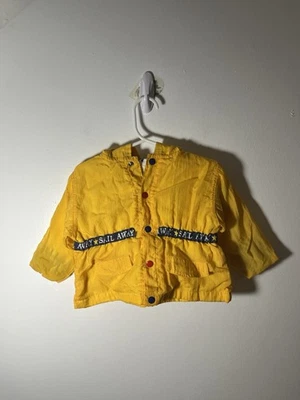 Chaqueta vintage años 90 miniwear marinero amarilla niños talla 6-9 meses Foto 1 de 4