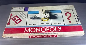 VINTAGE 1975 MONOPOLY BRETTSPIEL PARKER BROTHERS - Bild 1 von 8