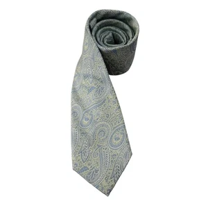 Corbata Jos A Bank Reserve para hombre 100 % seda azul cachemir/verde - Imagen 1 de 7