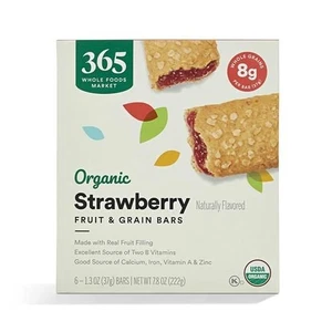 Whole Foods Market, Organic Strawberry Cereal Bar 6 Count, 7.8 Oz - Pack Of 2 - Picture 1 of 3
