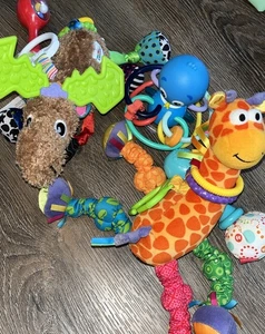 Lamaze Baby Einstein Fisher PriceBaby Infant Toy Lot of 5 Sensory Rattle Teether - Picture 1 of 11