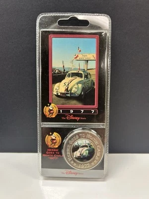 Moneda Disney Herbie Goes To Monte Carlo 1977 #43 sellada Foto 1 de 4