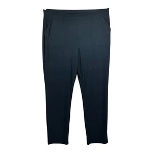 Attitudes by Renee Size XL Regular Pull-On Pants with Pockets BLACK - Picture 1 of 2